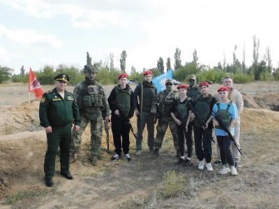 Юнармейцы получают полезные навыки