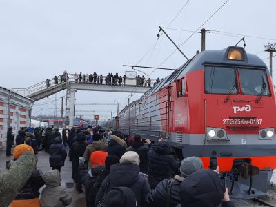 Эшелон «Сила в правде» отправился в путь