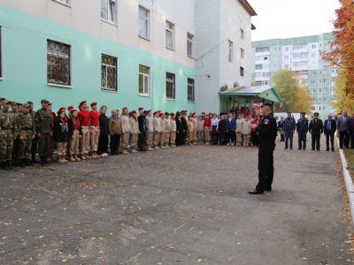 Пятый городской слет юнармейцев Нижневартовска