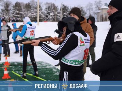 Мороз не помеха, когда на старте — характер ДОСААФ