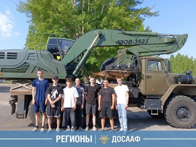 Камышинская школа ДОСААФ России обучает будущих экскаваторщиков
